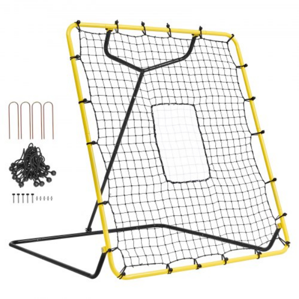 Picture of Vevor BQHDWPWJDKD41TLV7V0 4 x 4.5 ft. Baseball & Softball Pitchback Adjustable Angles Rebounder Net