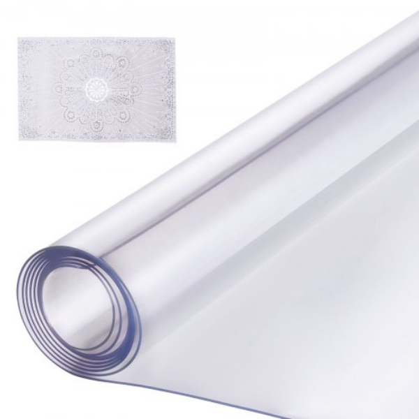 Picture of Vevor ZFXPVCZB42X99R743V0 42 x 96 in. 1.5mm Thick PVC Table Plastic Desk Protector - Clear
