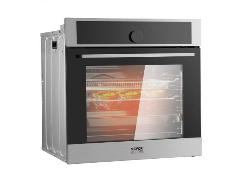 Picture of Vevor QRSDKXSXK315FV8IDV7 2.68 cu ft. 16-Function Electric Built-in Single Wall Oven - 24 in.
