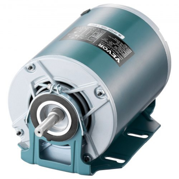 Picture of Vevor PDSFGJDJ14HP53OFEV7 1-4HP 1725RPM 115V 5.2A 0.78 in. Shaft Length CW-CCW Rotation Furnace Blower Motor