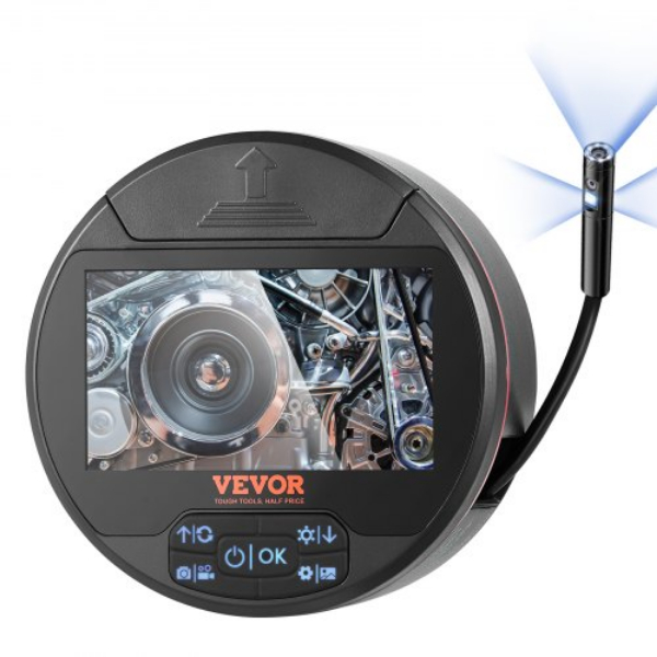 Picture of Vevor ZPSQXNKJDPM4HEXWCV9 4.3 in. IPS Screen 8 Plus 2 Lights Borescope Triple Lens Endoscope Camera