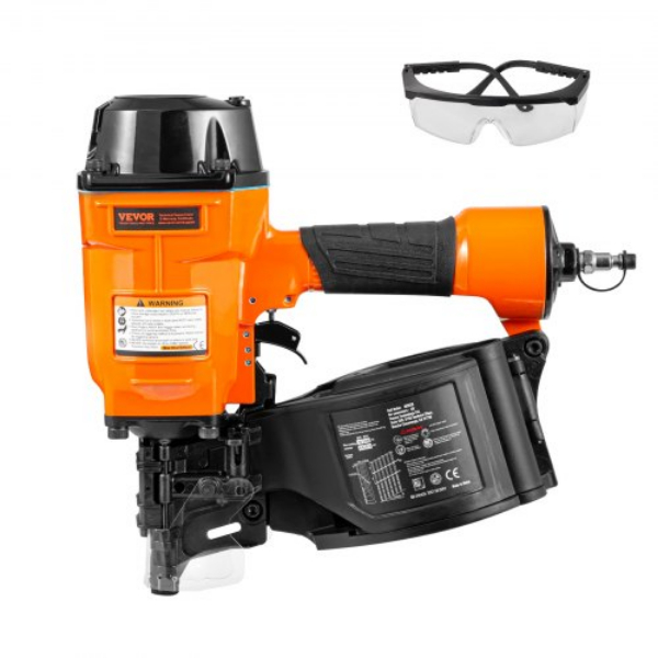 Picture of Vevor QDJPDQ70MS00WCHRUV0 1.75 to 2.75 in. 15 Degree MCN70 Coil Siding Nailer Pneumatic Nail Gun