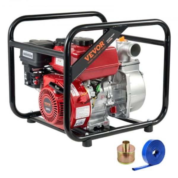 Picture of VEVOR FDJQDBKZJ2YCSOVT6V0 2 in. 7HP 4-Stroke Gasoline Engine Gas Powered Water Transfer Pump