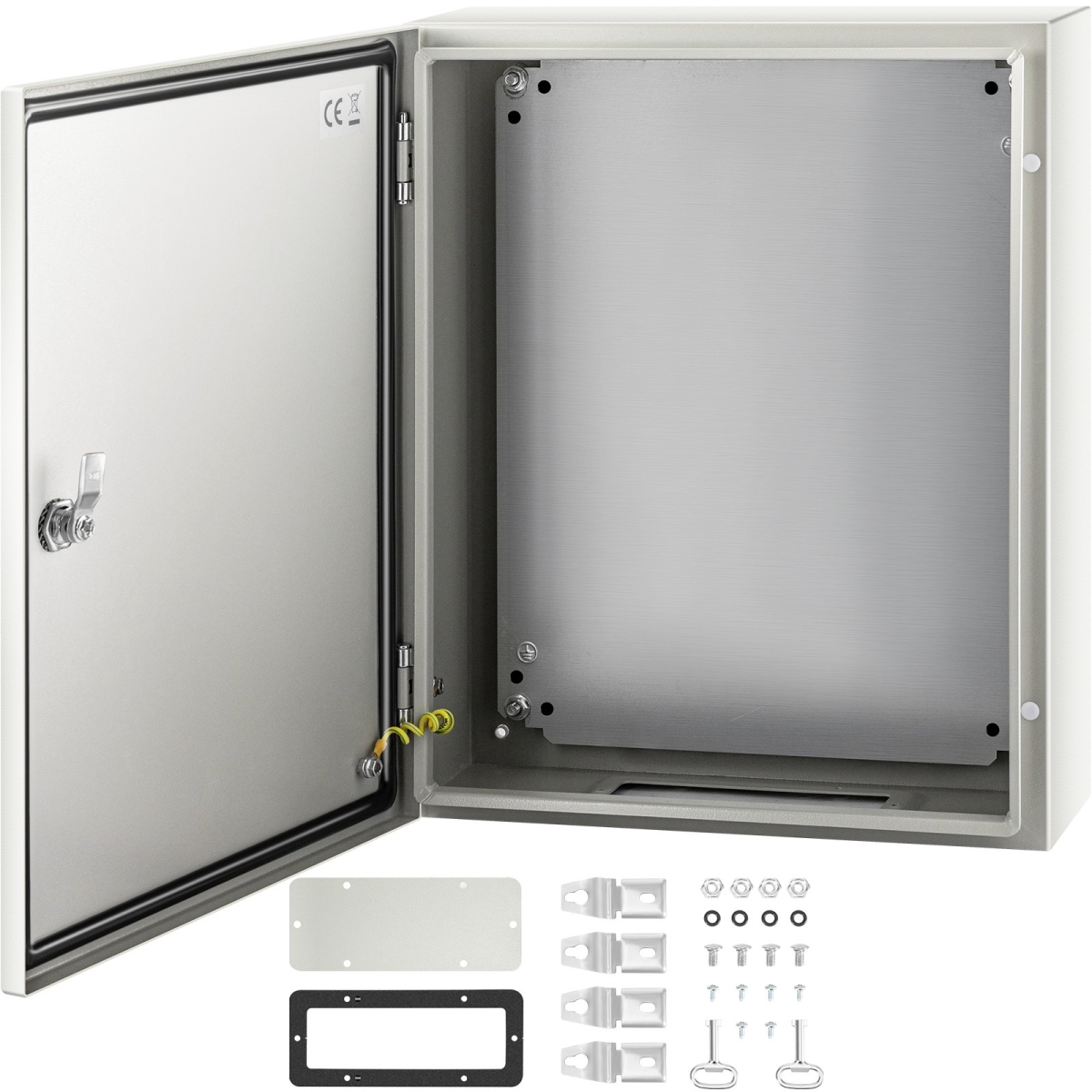 Picture of Vevor DQXJSTCFS50X40X15V0 20 x 16 x 6 in. NEMA 4X Steel Electrical Enclosure with Mounting Plate