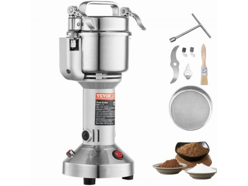 DDDPSGWYMJ75AIW6QV1 750 g Commercial Spice Grinder Electric Grain Mill with High Speed