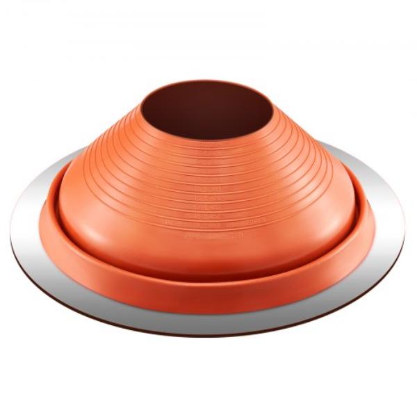 Picture of Vevor WDGDTGQHSGJL4E100V0 10 - 19 in. Metal Roof Pipe Flashing Boot - High Temperature Flexible Silicone - Red