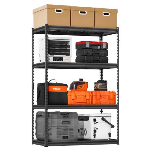 LXLZLKHJ2040L9EDJV0 2400 lbs 4-Tier Adjustable Heavy Duty Storage Shelves