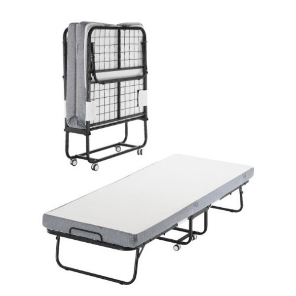Picture of Vevor ZDC31YC4INCHSL74HV0 Rollaway Folding Bed with Foam Mattress for Adults & Guest - White