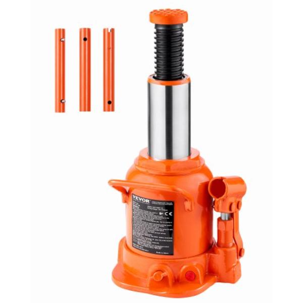 Picture of VEVOR PSDSDS20TDJSPJJBEV0 20 Ton Automotive Car Repair Shop Hydraulic Bottle Jack Manual High Lift