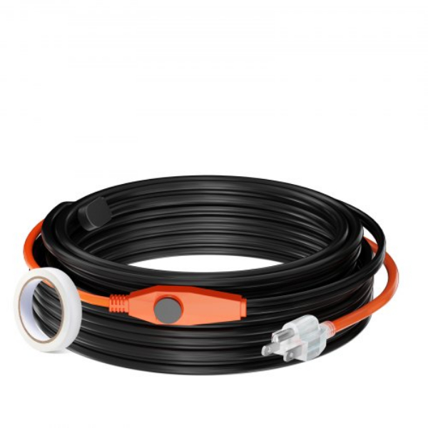 Picture of Vevor HGLGWQGDJRDLLS1AAV1 80 ft. 7W Built in Thermostat Pipe Heating Cable