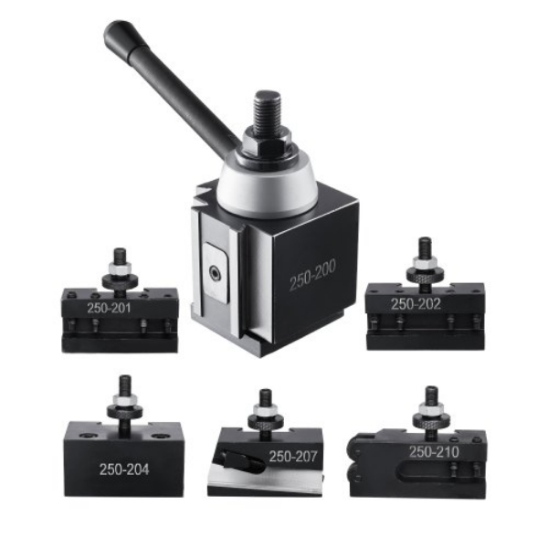 Picture of Vevor KSDJ6JT1015IAXNW2V0 10 -15 in. Quick Change Tool Post Set Mini Lathe Swing - 6 Piece