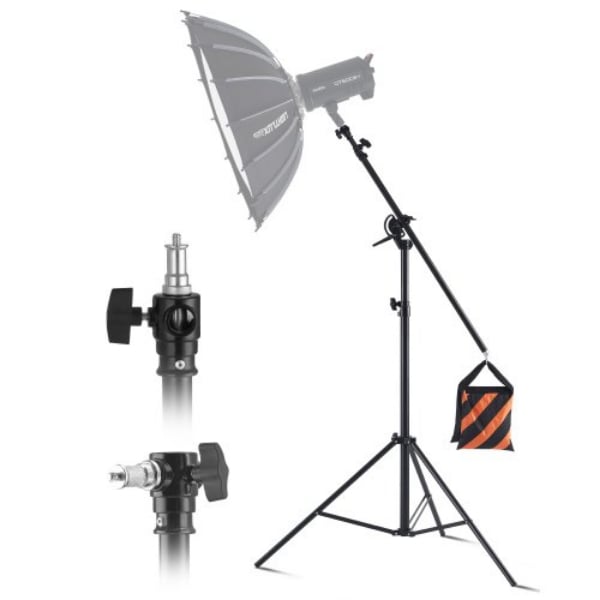 Picture of Vevor YXJYHJ3M1JZ0RULPYV0 Boom Arm Adjustable Air Cushioned Aluminum Photography Light Stand