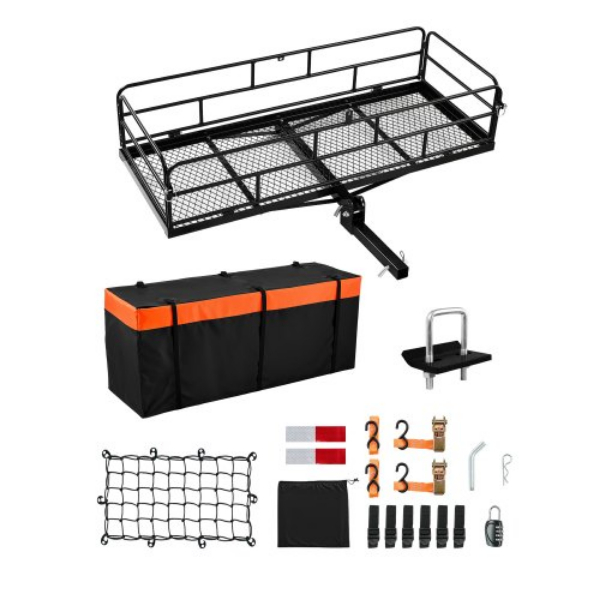 GZBDPDECKFGZIZBJUV0 500 lbs Hitch Cargo Carrier with Net