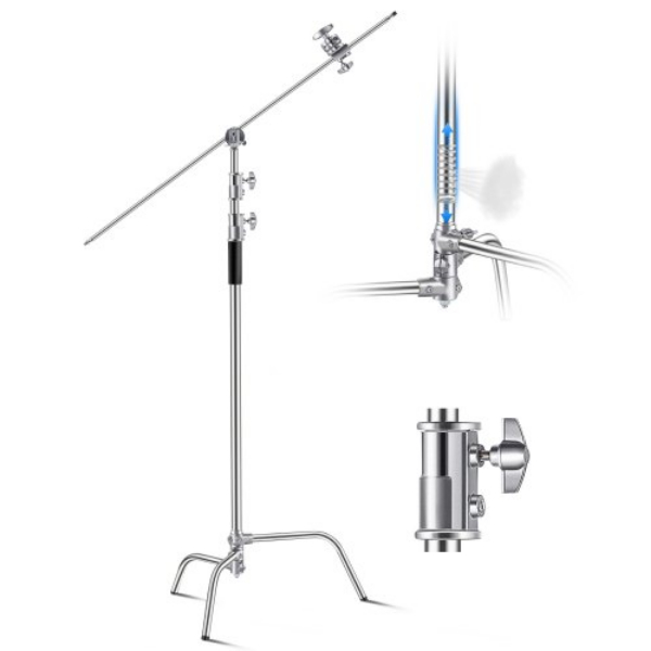 Picture of Vevor CXJYHJ3M0000FCLT8V0 10.83 ft. C Stand with Boom Arm Maximum Height Photography Light
