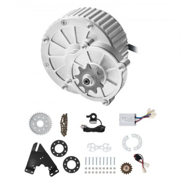 Picture of Vevor ZLYSDJTJ450W6TMKIV9 450W 36V 3000rpm Upgraded Speed Controller Electric Brushed DC Motor Kit