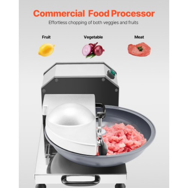 Picture of Vevor SNQSJ250WQX0XDUIBV1 3000RPM Food-Grade Stainless Steel Food Processor Vegetable Chopper
