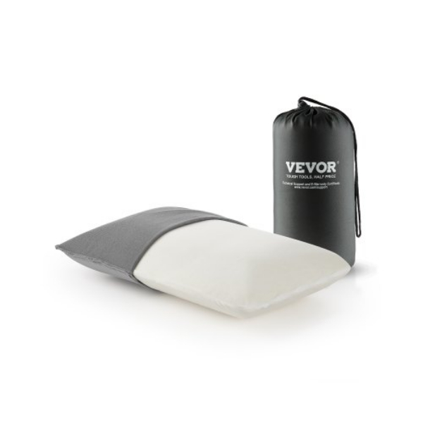 Picture of Vevor CLTCSLYZMEDI6FAWHV0 Lightweight Memory Foam & Washable Cover Portable Travel Camping Pillow - Gray