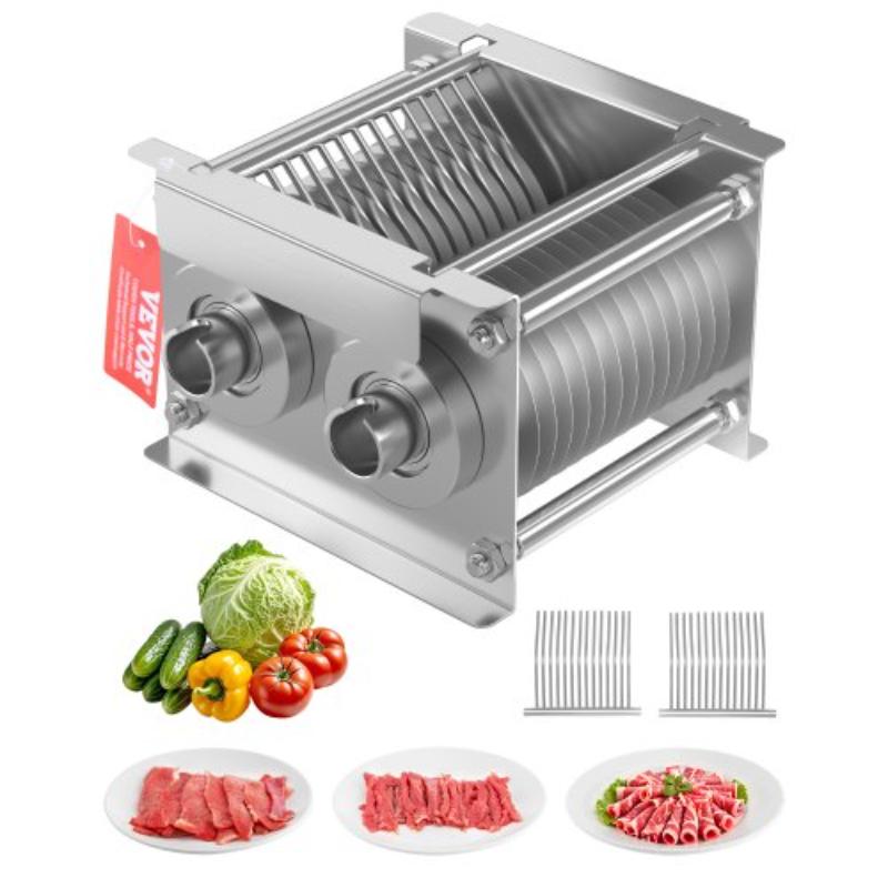 Picture of Vevor XRQPJDZ90MM1S4PT0V0 7 mm Stainless Steel Meat Cutter Machine Blade for SJY-DQ90 Meat Slider