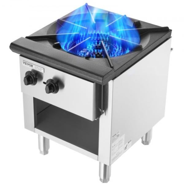 Picture of VEVOR SYTSRQZDJK1G2145CV0 1 Burner Countertop Cooking Hot Plate Kitchen Commercial Gas Range Stove