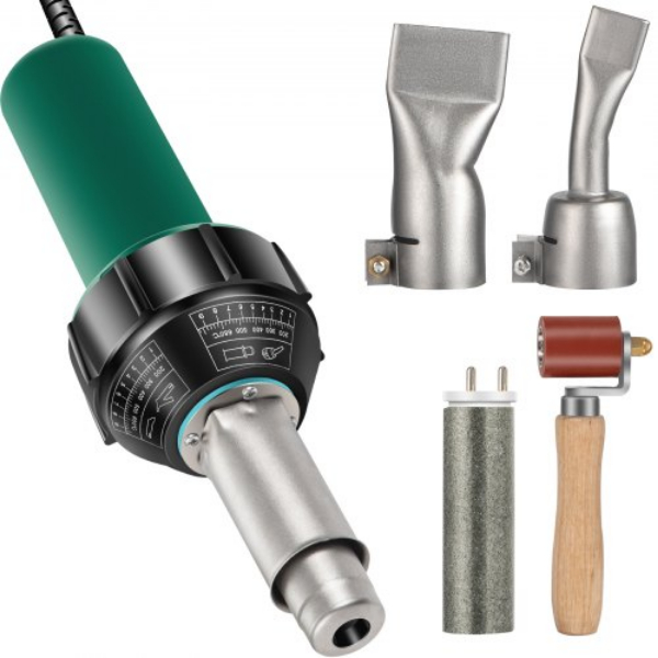 Picture of Vevor HQTZMCCPVC-34KOMWV1 1600W 120V Hot Air Plastic PVC Roofing Welding Gun - 3 Piece