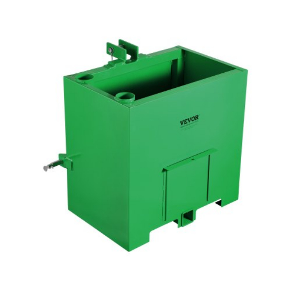 Picture of Vevor TLJYZXLSDDSJ2NRTA001V0 3 Point Category 1 Tractor Heavy-Duty Thickened Hard Steel Ballast Box - Green