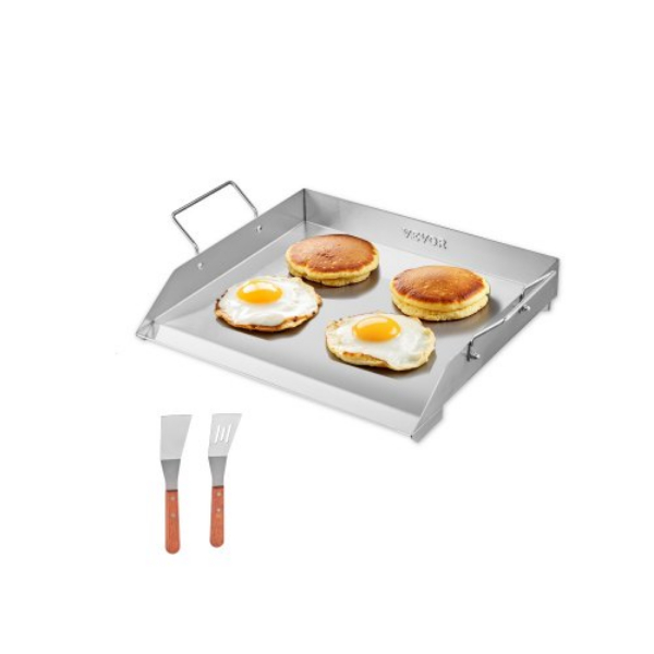 Picture of Vevor DCJPBXG1816I6OP2EV0 18 x 16 in. Flat Top Griddle Stainless Steel Universal BBQ Grill Pan Cookware