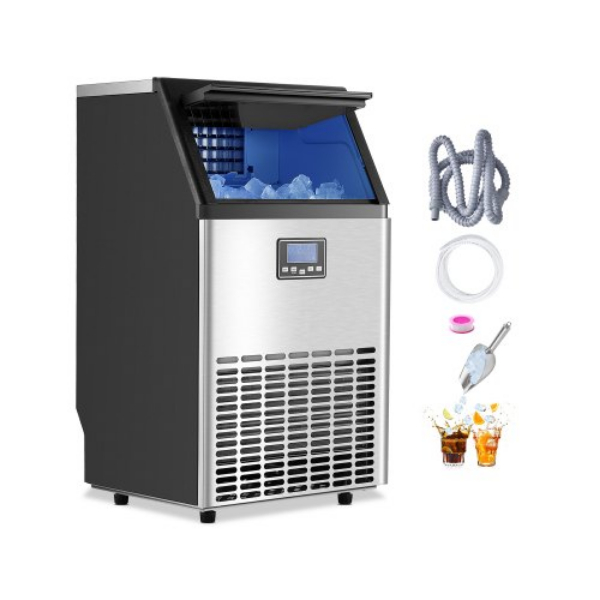 Picture of Vevor SYYTSFBZBJX1KF06PV1 100 lbs-24H Freestanding Cabinet Commercial Ice Maker