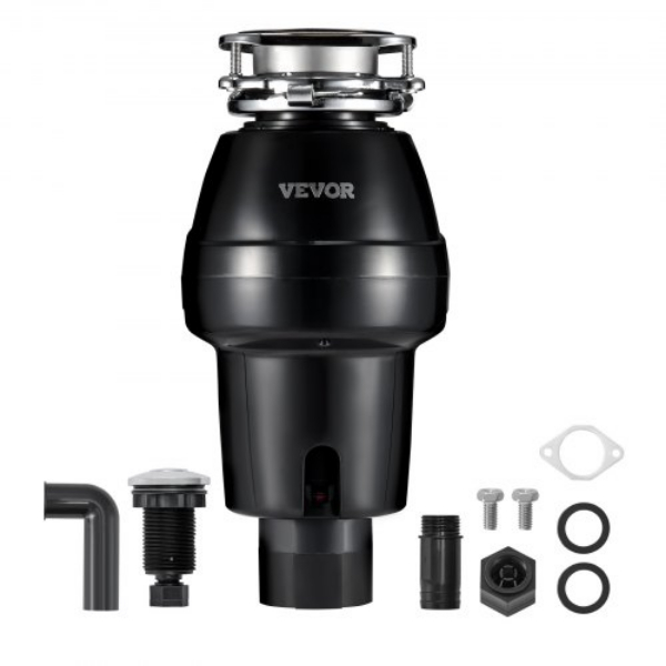 Picture of Vevor GDLJCLQ34HPZKBEE1V1 0.75 HP 3-Bolt Connect Continuous Food Waste Garbage Disposer&#44; 3260 RPM