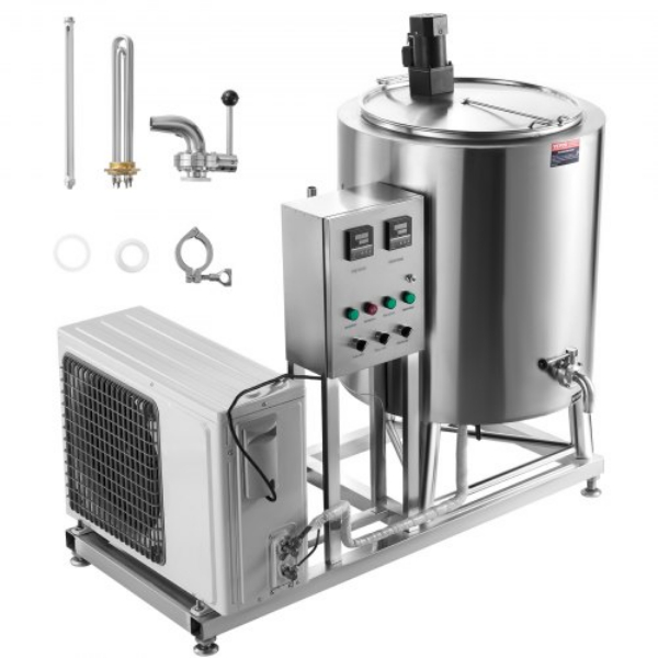 Picture of Vevor LDSBSSJJ150LWXGN9V7 150 in. L Commercial Milk Pasteurization Machine for Sterilization