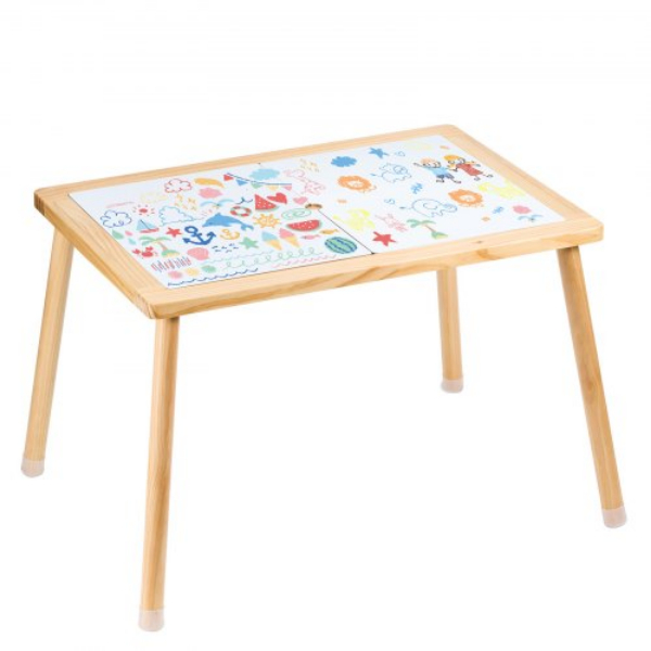 Picture of Vevor GGZDZK212920OJ4YBV0 Kids Activity Table with Double-Sided Tabletop & Non-Slip Feet for Toddlers