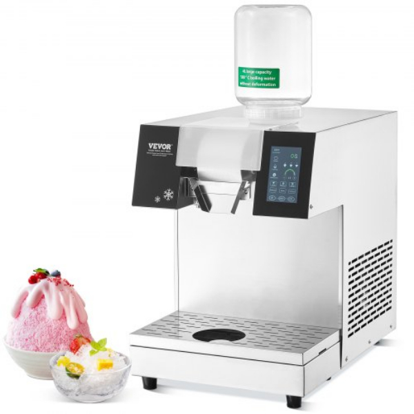 Picture of Vevor FLXNBJFLCMYJDLHFVV1 24 in. H 507 lbs Stainless Steel Commercial Snowflake Ice Machine for Ice Cream