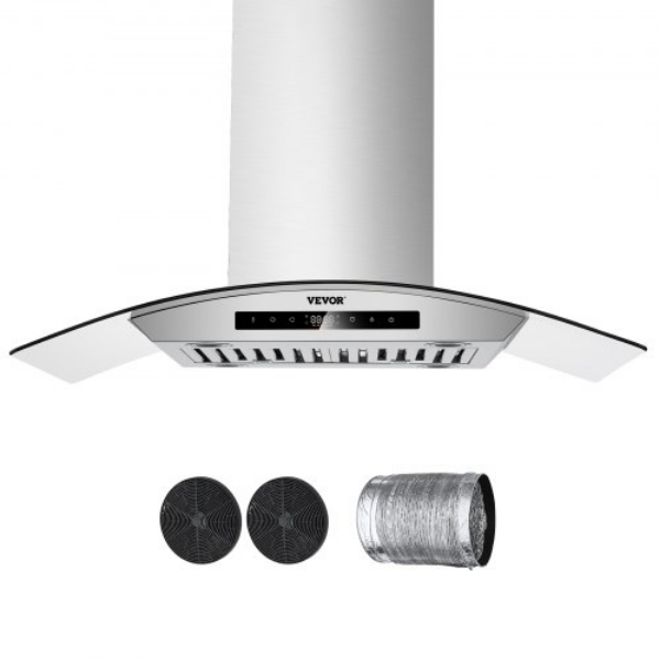 Picture of Vevor DXSCYYJ30INCJFDILV1 30 in. Range Hood Ceiling Mount Vent 800CFM Gesture & Touch Control