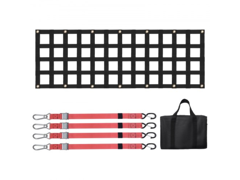 WMWWMESH5418DWGT0V0 54 x 18 in. Adjustable Cargo Tailgate Net Pickup Truck