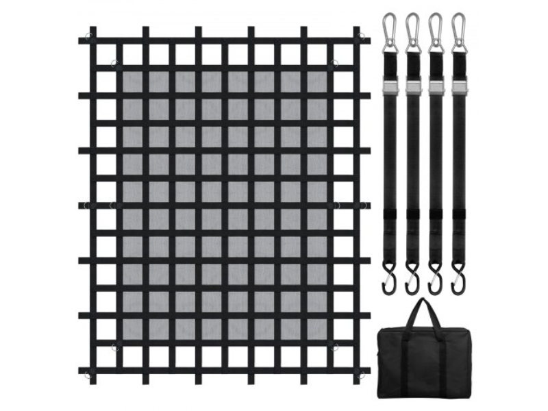HWGDWYMESHWF6T1KRV0 96 x 81 in. Adjustable Buckles & S-Hooks Heavy Duty Cargo Net