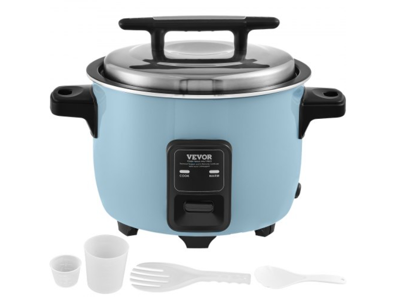 Picture of Vevor SYDFBFGS8LFGQJXTIV1 8 Liter 24 Hour Keep Warm Restaurant 40 Cup Non-Stick Pot Commercial Rice Cooker