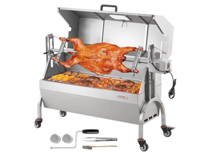 Picture of Vevor DDXZKJ46INCHFXZ3BV1 52W Spit Rotisserie BBQ Grill Pig Lamb Chicken Roaster 198LBS