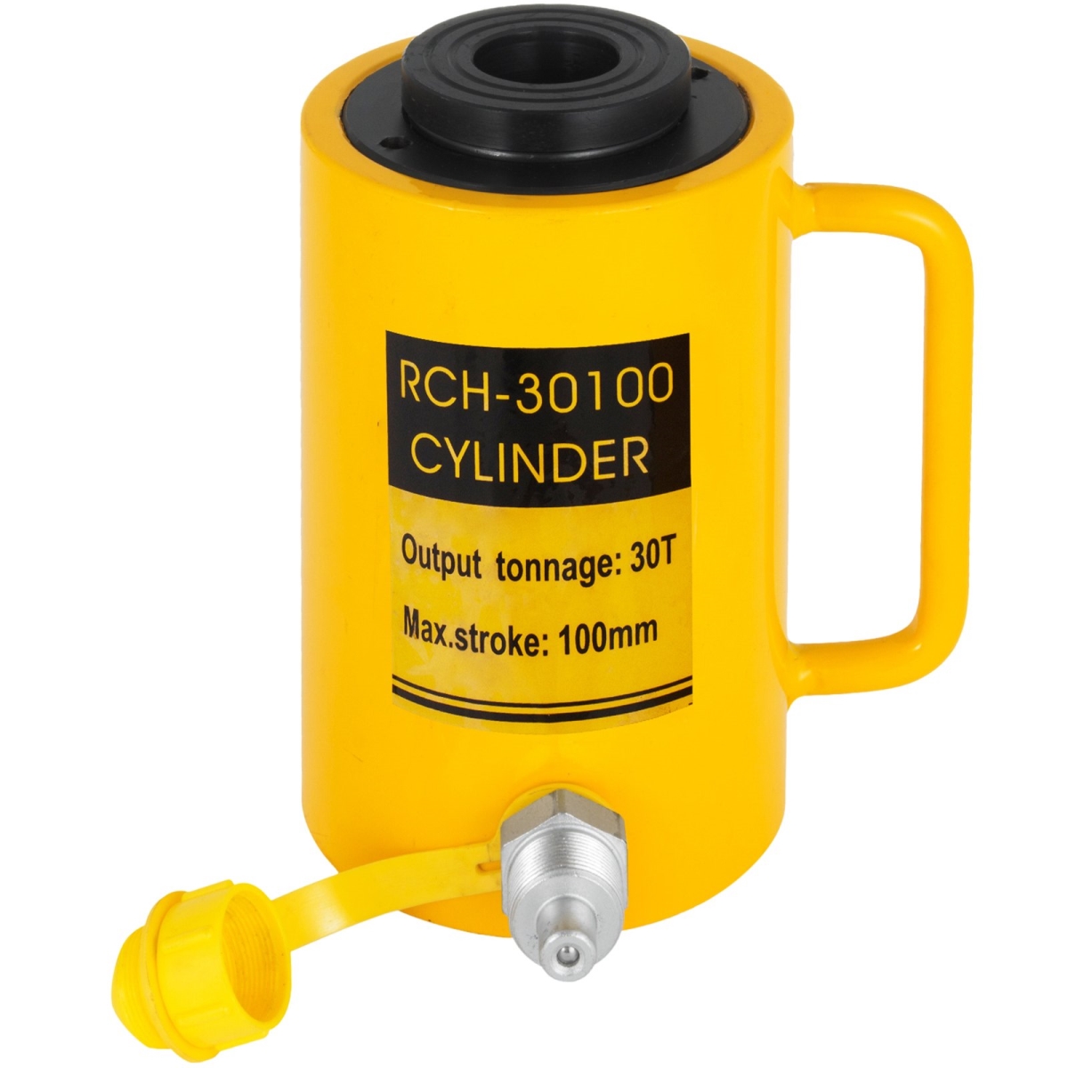 QJD30T100MMKXYY01V0 30 Ton Hydraulic Cylinder Jack, 100 mm Solid Ram Hydraulic Cylinder