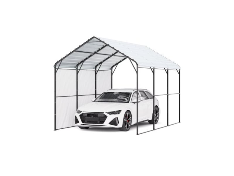 ZXCP10X15FT0DUG2BV0 10 x 15 ft. Metal Carport Heavy Duty Outdoor Car Shelter Garage for Boats