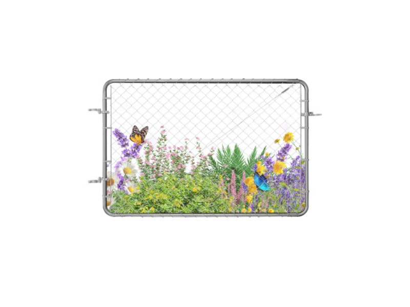 Picture of Vevor SWHYM7248INC0PSZBV0 2.2-6 x 6 ft. Chain Link Fence Gate Fit Yard - Garden Posts Not Included