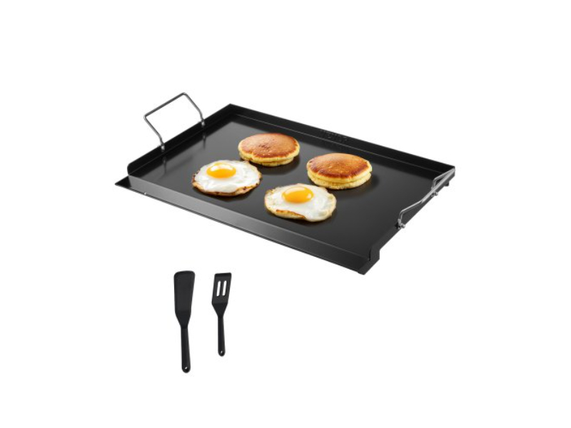 Picture of Vevor DCJPTG2416IN6RCEUV0 24 x 16 in. Flat Top Griddle Carbon Steel Universal BBQ Grill Pan Cookware - Black