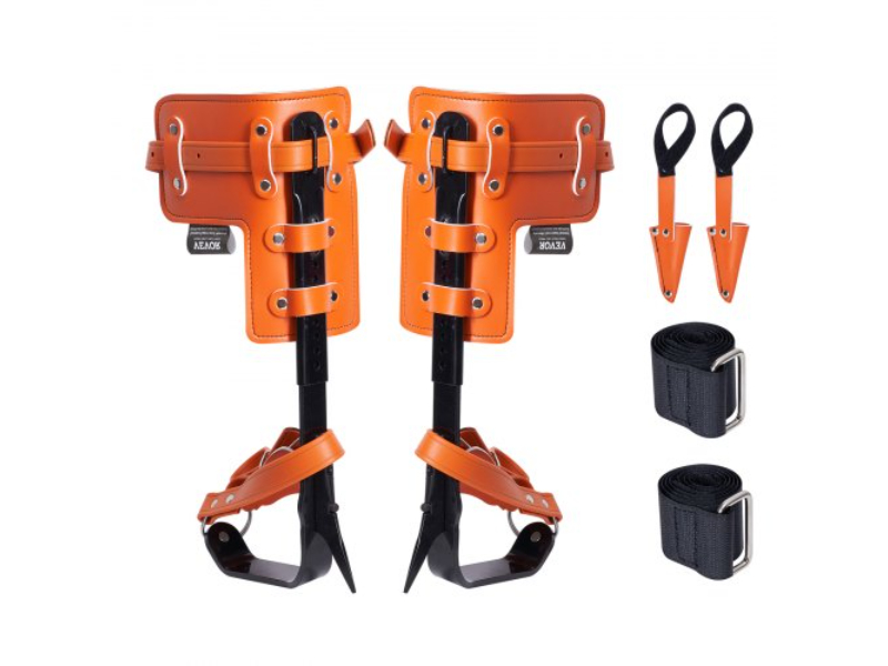 Picture of Vevor PSZZPZCDPKPZFPC7YV0 Tree Climbing Spikes Spurs Alloy Steel Arborist Equipment&#44; Orange