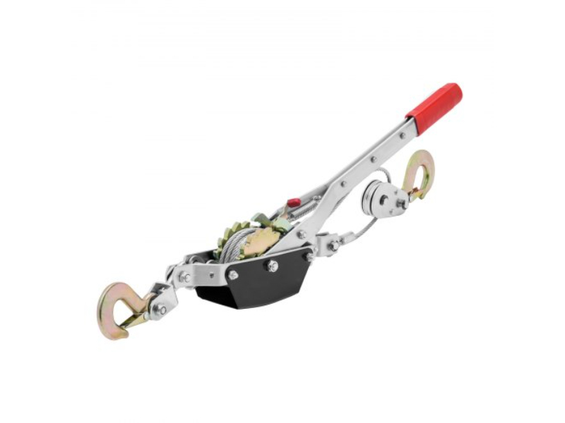 GSSKJXQGSS2TN513MV0 2 Ton 4409 lbs Heavy Duty Pull Hoist 2 Hooks Power Puller Come Along Winch