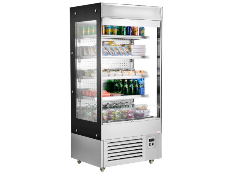 LSFMJ4C184CUZHAH2V1 18.4 cu. ft. Open Air Merchandiser 4-Tier Display Cooler with Curtain