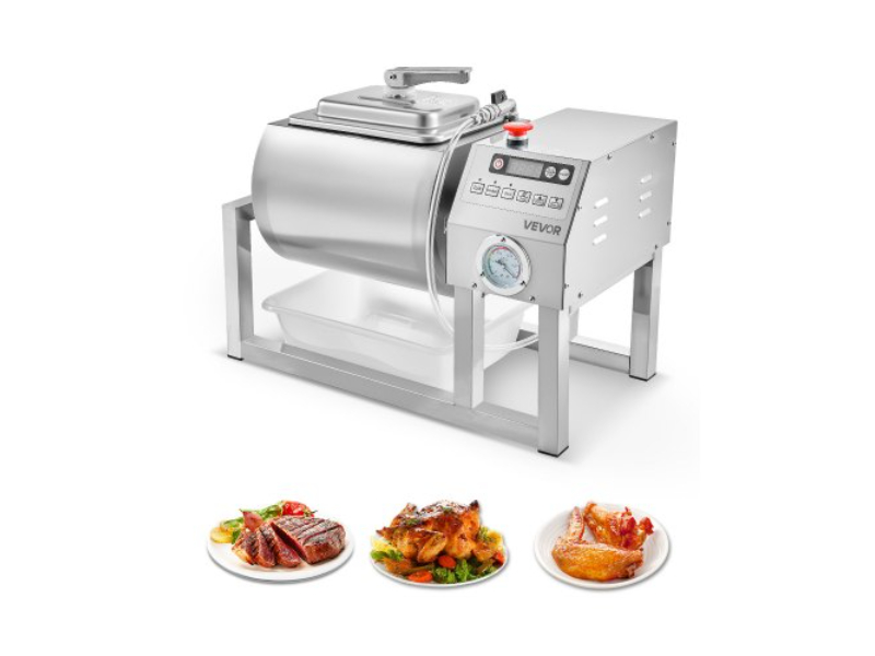 Picture of Vevor ARJ18LTM0000ITM11V1 20 Liter Vacuum Meat Tumbler Marinator Machine for Chicken Steak Fish Commercial Use