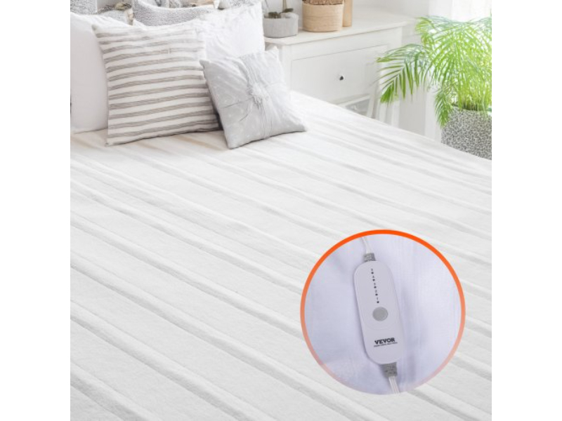Picture of Vevor DRTDT5475INCYPJSWV1 54 x 75 in. Electric Warmer Coral Fleece Auto Off Heated Mattress Pad - Full Size