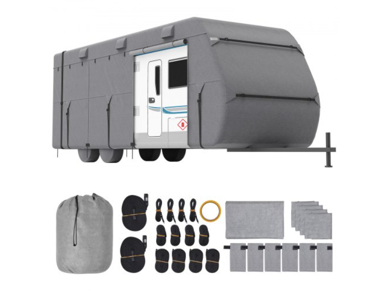 TCSFCCYTGSFCYXII4V0 22 - 24 ft. Trailer Travel RV Non Woven Fabric Class A Camper Cover