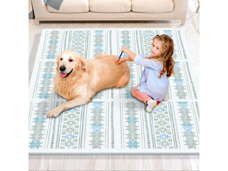 Picture of Vevor YXPXDQXEVA24OV2C4V0 24 x 24 in. 24 sq. ft. Coverage 6 Tiles Play Mat for Kids&#44; 0.5 in. Toddler with EVA Foam - Black & Light Gray