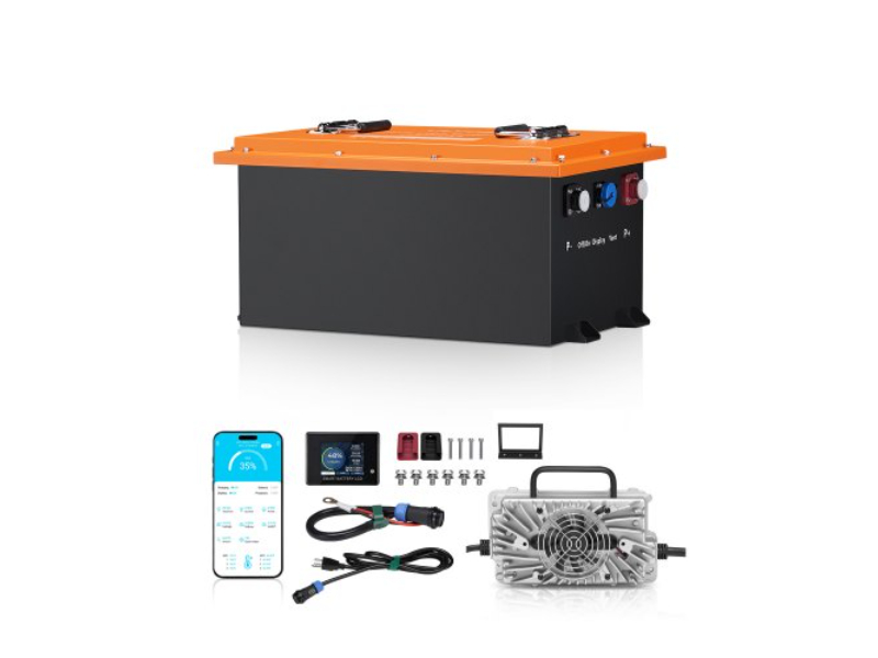 Picture of Vevor QCDCCDQTZ105UG9C9001V1 36V&#44; 105Ah Golf Cart Lithium Battery with 20A Charger & Touch Monitor