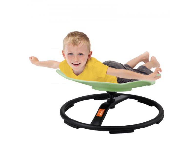 ETZYYXLS100KTGOBNV0 220 lbs Elephant Kids 360 Deg Spinning Chair with Non-Slip Metal Base, Green
