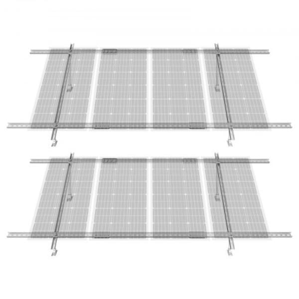 Picture of VEVOR DMJT80000000NHWG7V0 2 Sets Solar Panel Mounting Brackets - 30-60 deg Adjustable